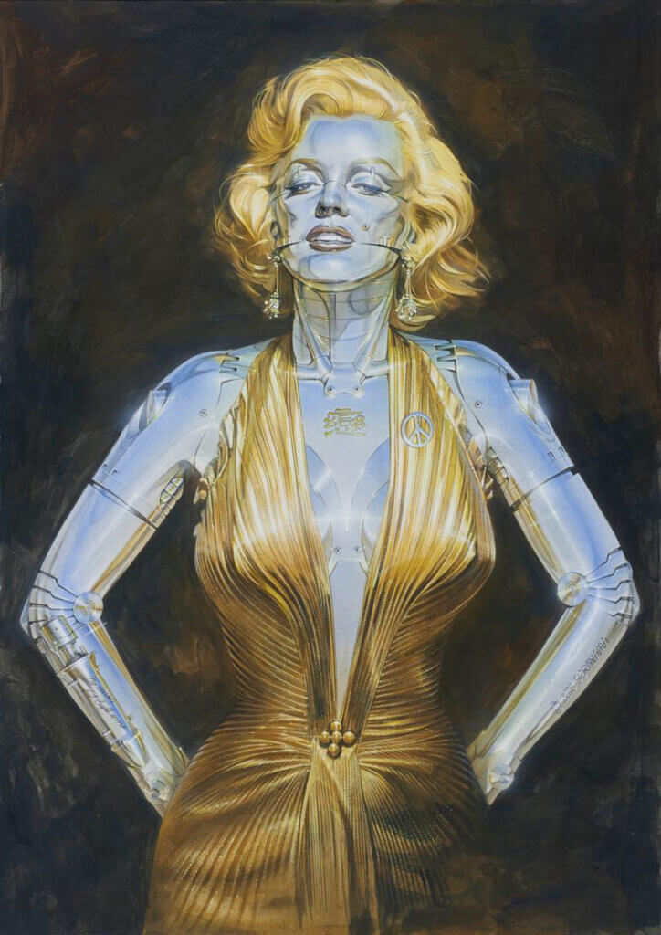 Uncensored the censored: Sorayama’s erotic robots define female beauty