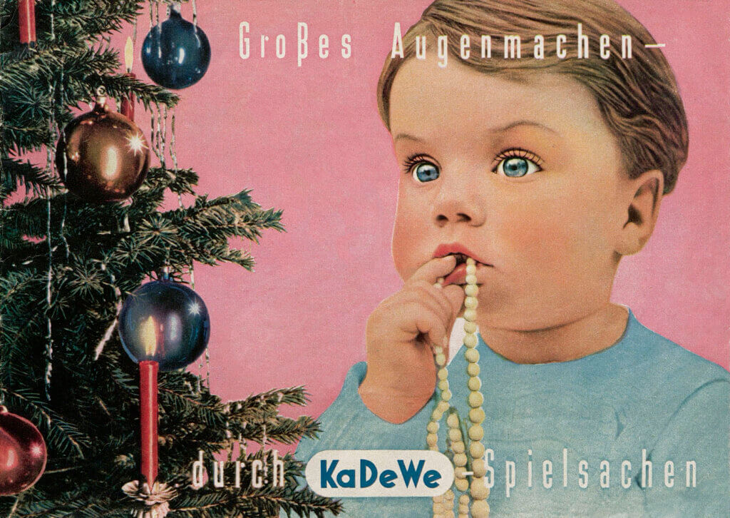 KaDeWe Christmas ad, 1955