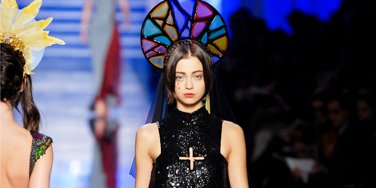 The origins of Catholic Core - Jean Paul Gaultier S/S couture 2007