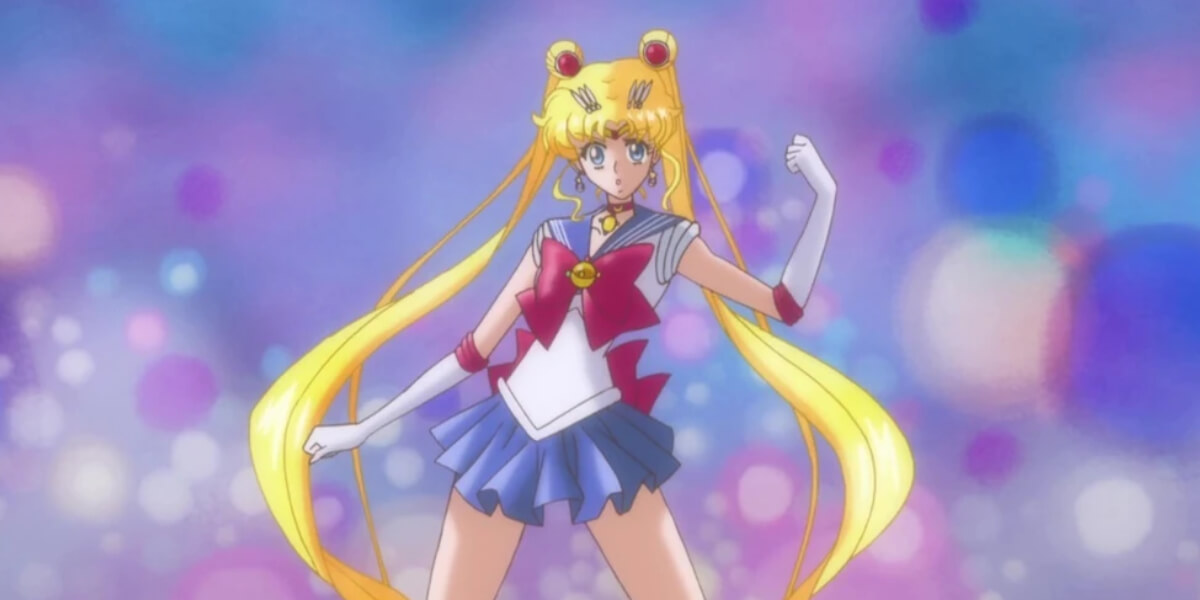 Sailor Moon Usagi Tsukino in iconic outfit showcasing 90s anime fashion inspired by Japanese street style and high fashion couture